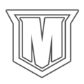 Machine Paintball Logo white