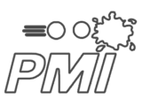 PMI Paintball Logo white