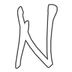 Ninja Paintball Logo white